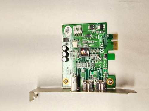 SIIG FireWire 800 3-Port PCIe x1 Card Adapter, Brackets Included (NN-E38012-S3)