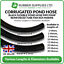 miniatura 7 - Manguera Flexible Negro Corrugado Tubo Tubo reforzado con Bomba Estanque Peces Koi Marine
