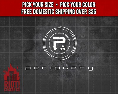 Periphery Logo Decal for Car Sticker for Laptop Progressive Metal