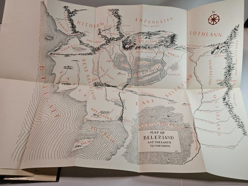 THE SILMARILLION by J.R.R. Tolkien - 1st Edition 1st Impression Hardcover 1977 - Picture 7 of 10