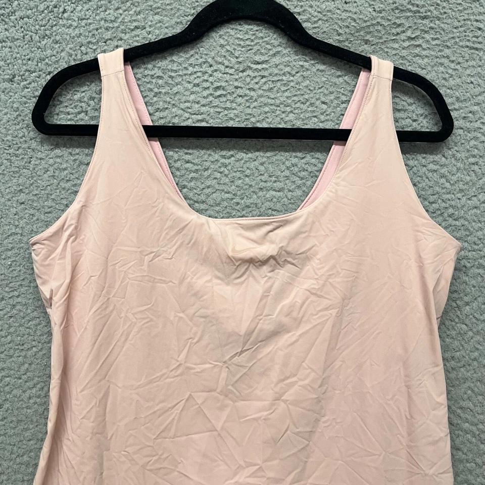 Vestido Tenis Nike Mujer L Rosa Bliss Lujo Entrenamiento Pickleball Atlético Sharapova Foto 3 de 4