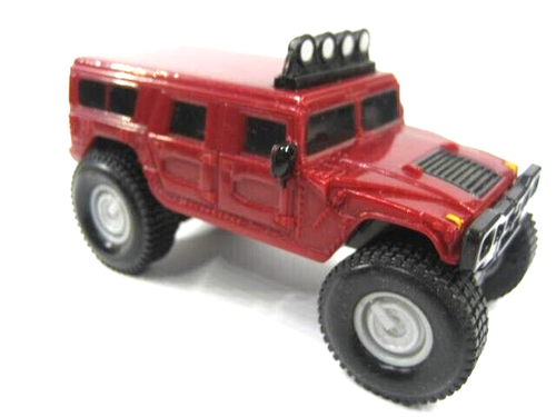 Lot of 5 GM Hummer Humvee McDonald's Toys H1 H2 H3 Red Blue Orange Yellow Cream - Picture 2 of 19