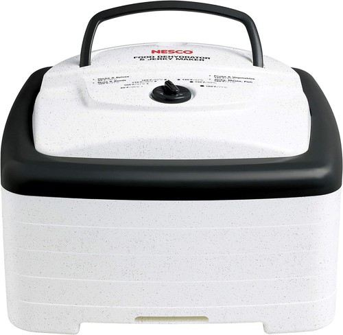 NESCO FD-80A Square Shaped Food Dehydrator, For Snacks, Fruit, Beef Jerky, White - Picture 1 of 7