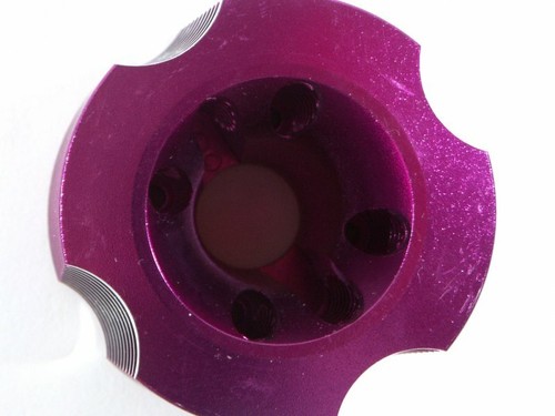 (HPI 1436) -Nitro Star 21BB / Engine Heatsink Head Purple 11 Fins - Picture 4 of 5