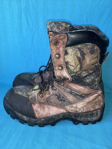 Vintage HERMAN SURVIVORS Trigger VII Waterproof Boots Real Tree Men 13W ❤️sj15m8 - Picture 5 of 12