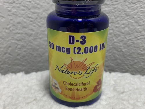 (2-Pack) Nature's Life D-3 2000 IU | 50mcg ~ Bone Health ~ 120 Softgels - Picture 5 of 15