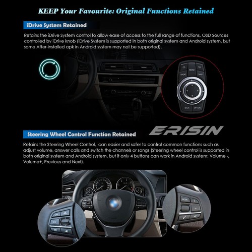 10,25" Android 13 Autoradio Navi 64GB 8-Core CarPlay BMW 1 F20 F21 2 F22 F23 NBT - Bild 19 von 24