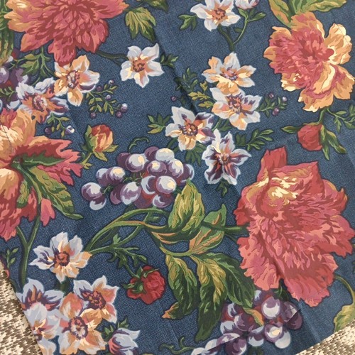2 SPRINGS Shams Pillowcases King NEW Blue Floral Botanical VTG Romantic Cottage - Picture 3 of 8