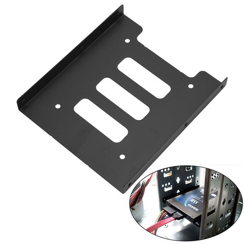 2.5" to 3.5"SSD HDD Metal Adapter Mounting Bracket Hard Drive Holder Dock For PC - Afbeelding 8 van 8