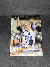 Chase Anderson Milwaukee Brewers Signed Auto 2018 Topps Card #54 ~ COA