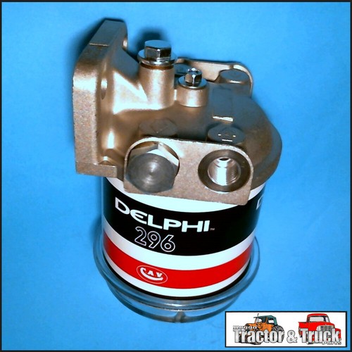 FFK2961 Single CAV Diesel Fuel Filter Assembly w Glass Bowl 1/2in Thread HDF296 - Picture 3 of 5