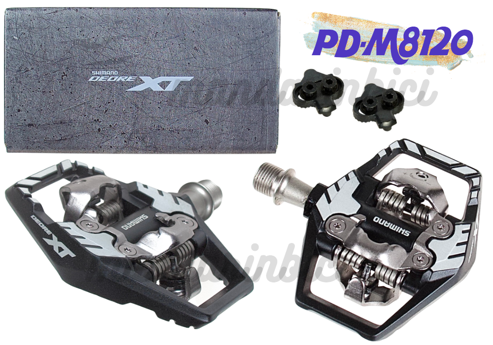 Shimano Pd M8120 SHIMANO TRAIL Pedal Wide SPD Deore XT PDM8120 NIB