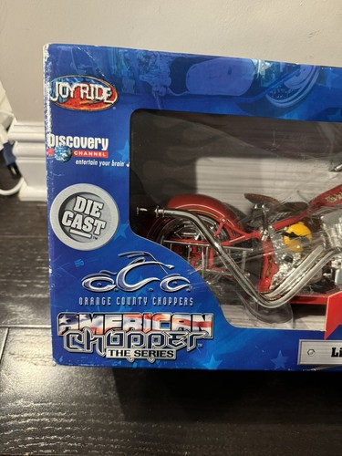 2004 Orange County American Choppers Light & Sound Fire Bike Brand New Vintage - Picture 2 of 17