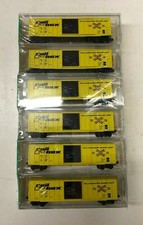 Micro-Trains Kadee 25012 FMC50' Ribside Boxcar Railbox 6 Car Set N scale NEW