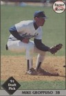 1991 Front Row Draft Picks - Mike Groppuso #39