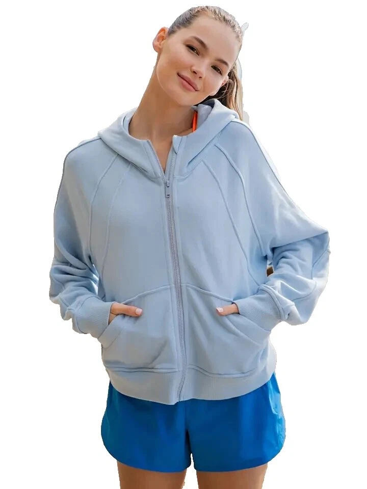 Mezcla de algodón con capucha sólido para De mujer