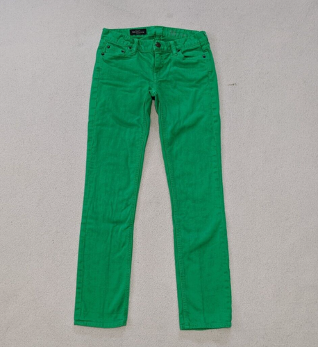 J. Crew Matchstick Slim Straight Jeans Stretchig Grün Damen Gr. 25 Regular - Bild 2 von 17