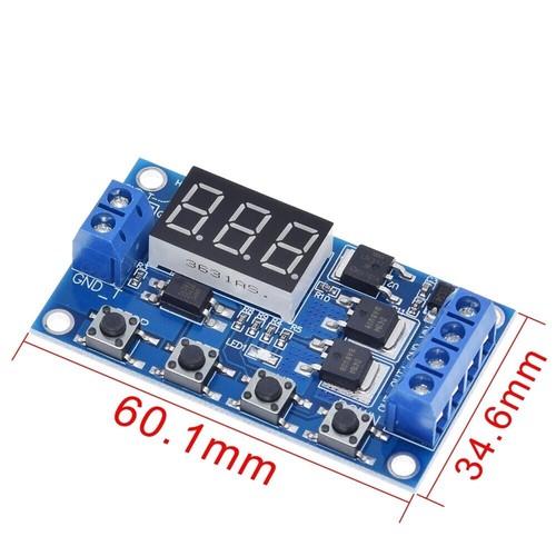12V 24V LED Switch Circuit Board Timer Delay Timing Control Module Delay Relay - Picture 2 of 5