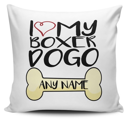 Personalised I Love My Dogo Funny novelty Gift Cushion Cover Variation - Picture 14 of 51