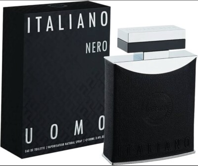 ARMAF ITALIANO NERO UOMO Eau De Toilette Spray FOR MEN 3.4 Oz NEW