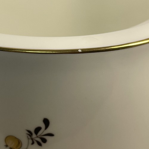 ROYAL WORCESTER Golden Harvest Teapot Brown/Gold Fruit Flowers Gold Trim HTF - Picture 12 of 12