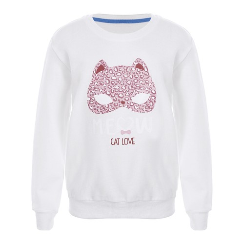 Kids Girls Sweatshirts Cartoon Printed Tops Birthdays T-Shirt Winter Pullover - Picture 4 of 29
