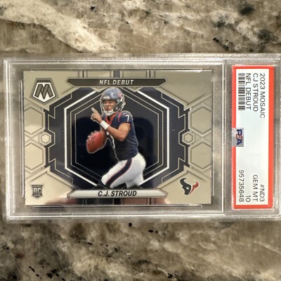 PSA 10 2023 Panini Mosaic C・J・ストラウド RC 2023 Panini Mosaic Football CJ Stroud NFL Debut Base RC PSA