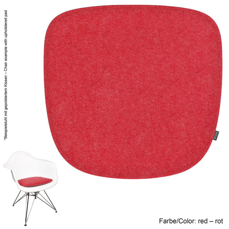 Eco Filz Auflage 8mm geeignet für Vitra / H.Miller Eames - Armchair DAW Kissen