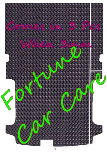 FOR FORD TRANSIT CUSTOM 2013-2023 LWB TAILORED REAR MATS in 3, 5MM THICK RUBBER - Picture 11 of 12