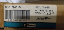 Panduit DV18-206B-3K Disconnect New on roll NEVER OPENED
