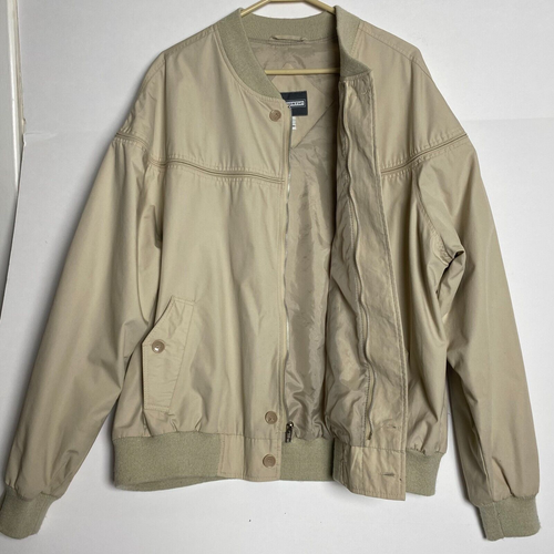 Vintage Jacket Mens Extra Large Khaki Pockets Grandpa Eclectic Outdoor Russia - Picture 3 of 14