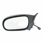 Fits 1996-2000 Honda Civic Left Manual Remote Mirror Non-Folding Textured Black