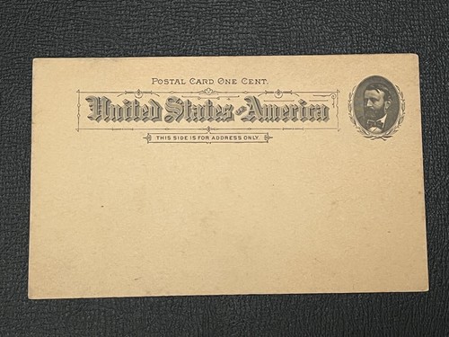 1891 UX10 POSTBRIEFPAPIERKARTE UNBENUTZT NEUWERTIG SEHR GUTER ZUSTAND! LEBENSLAUF = $ 45,00! L@2K!!