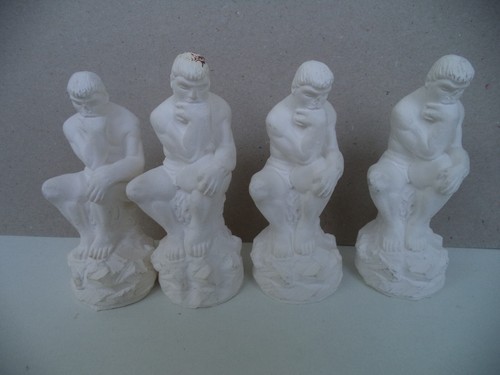 Gipsfiguren unbearbeitet - Deko, Schach, usw. römisches / griechisches Design - Bild 6 von 8