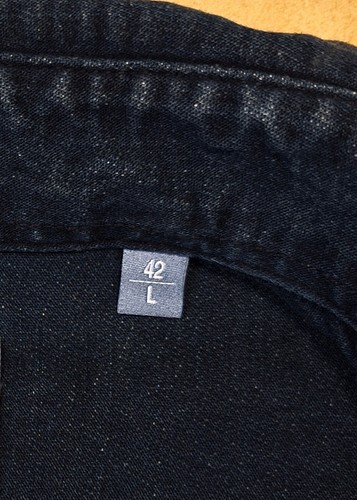 Pierre Cardin schickes weiches Herren Jeanshemd in Blau ~ Gr. L ~ super Zustand - Bild 5 von 10