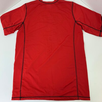 Nike 6.0 Red Surf Cycling Shirt Size XL 18-20 Polyester