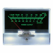 2X TN-90A VU Meter Head DB Level Audio Meter Chassis Power Amplifier W/Backlight