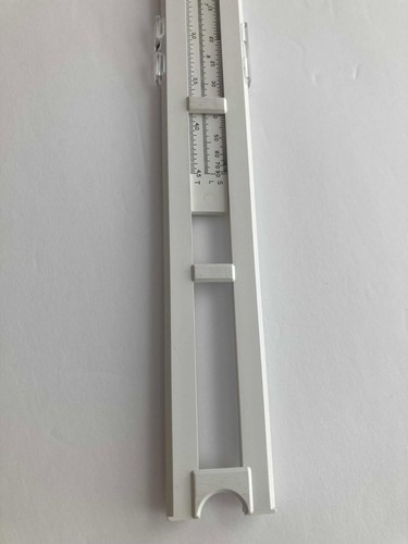 Vintage Precision Sterling Slide Rule USA Made White Plastic Sliderule 11" Inch - Picture 5 of 6
