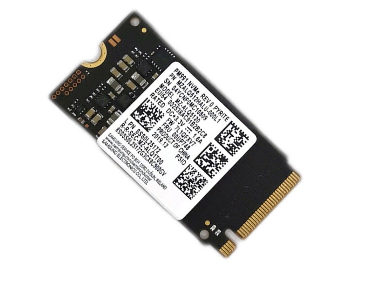 Samsung SSD M.2 2280 512GB使用時間1933h