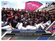 2024 Topps Now ALDS Champions #830 - Cleveland Guardians PR: 1173