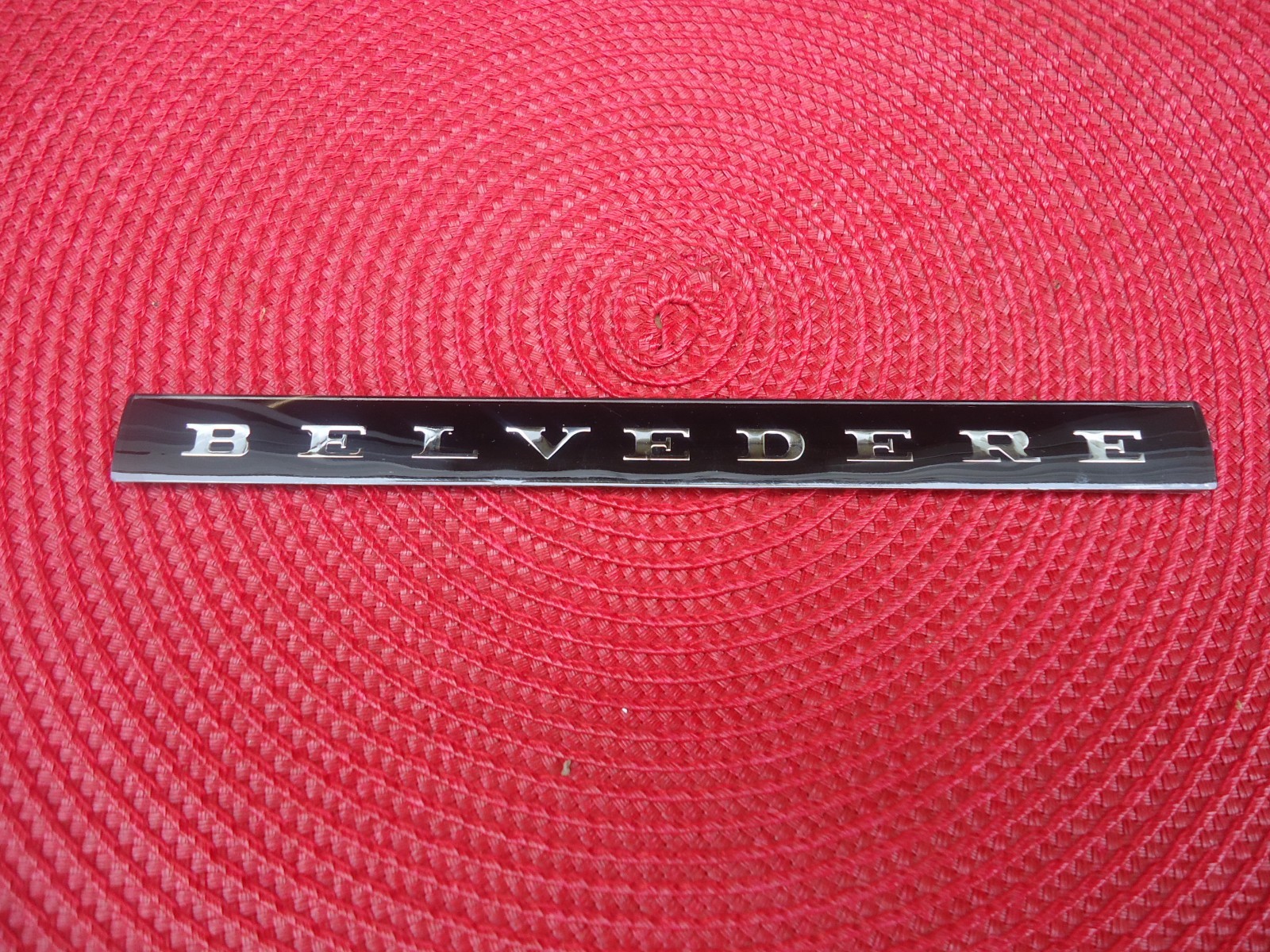 1966 1967 MOPAR PLYMOUTH BELVEDERE II Emblem Insert Single