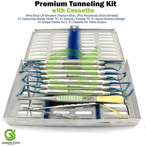 Premium Tunneling Kit Soft Tissue Tunnel Grafting Implant Instruments Cassette