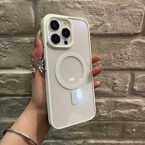 Transparent Magnetic Wireless Charging Mobile Phone Case, Suitable for Iphone - Picture 11 of 14
