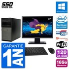 PC tour DELL 7020 Bildschirm 27 " Intel G3220 RAM 16Go SSD 120Go Windows 10 Wifi