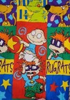 RUGRATS 1996 Comforter 2 Sided Tommy Pickles Reptar Angelica Spike 86" x 62" 