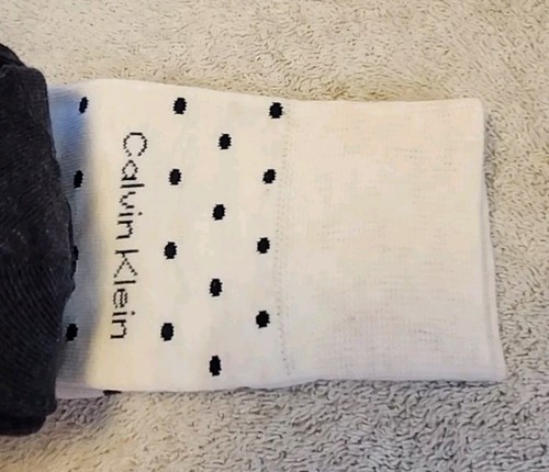 Calvin Klein 4 Pack Socks Stretch Crew One Size Wheat, Heather, Gray, Beige NWT - 第 8/12 張圖片
