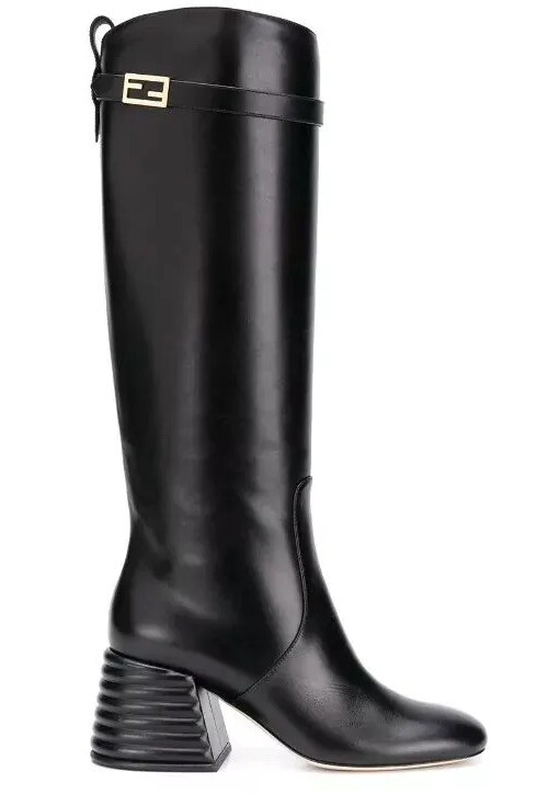 FENDI ダッフルコート FFロゴデザイン 黒