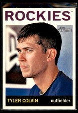 2013 Topps Heritage  Tyler Colvin  #311 Colorado Rockies