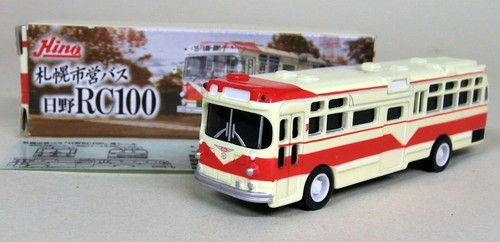 Markenlos ca. 10 cm - Hino RC100 Classic Kokaddio Sapporo Bus Diecast Modellbus - Bild 2 von 6