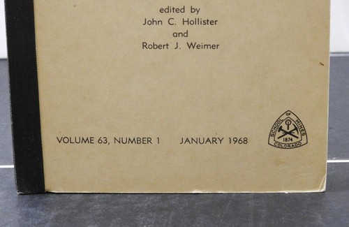 Vintage Quarterly Colorado School Mines By Hollister (1968 Hardcover) Book P5 - Picture 3 of 12